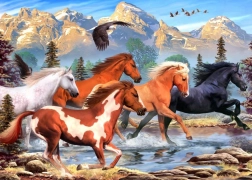 ALIPSON Puzzle Vadak és szabadok 500 darab