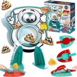 Woopie családi ügyességi játék – Kakilövedék a vécébe