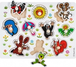 Nagy fa beillesztős puzzle – Kisvakond