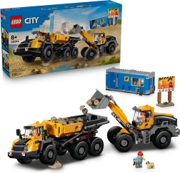 LEGO City Billenős teherautó és homlokrakodó