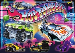 TREFL puzzle Hot Wheels 80-as évek, 500 darab