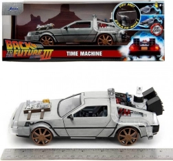 delorean vissza a jövőbe iii 1:24 fém modell nyitható ajtókkal jada toys