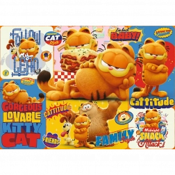 1000 darabos Garfield puzzle – kaland (Trefl)