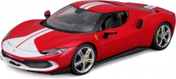 Bburago Ferrari 296 GTB Assetto Fiorano modell autó piros 1:18