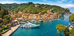 Portofino, Olaszország panoráma puzzle 4000 darab