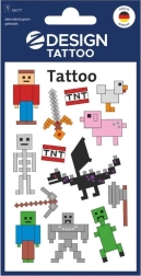 Pixel ideiglenes tetoválás gyerekeknek