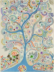 RAVENSBURGER puzzle – kék fa, 1500 darab