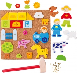 Goki Kalapácsos Játék Farm