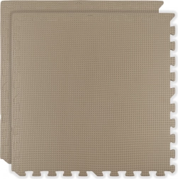 HUMBI habszivacs padló alátét 120 × 60, nagy vízálló puzzle, 2 db, világos bézs