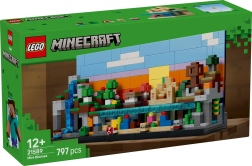 Lego minecraft minibiomok kiállítható építőkészlet