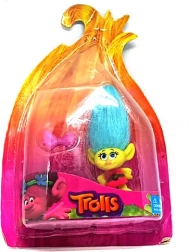 TROLLS figura hosszú hajjal 8 cm