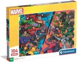 Clementoni puzzle Avengers vs. gonosztevők 104 darab