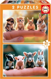 Educa Puzzle Kisállatok 2x20 darab