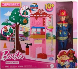 Barbie tűzoltó baba kiegészítőkkel