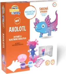 Modelo DIY axolotl – kreatív készlet puha figura készítéséhez