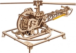 Ugears 3D Fa mechanikus puzzle MINI Helikopter