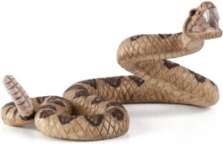Mojo csörgőkígyó figura – valósághű állat gyerekeknek és gyűjtőknek