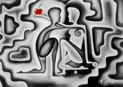 Enjoy puzzle Ádám és Éva 1000 darab