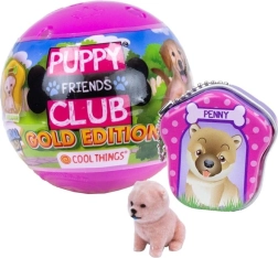 Kutyus figura meglepetés kapszulában – Puppy Club Gold Edition
