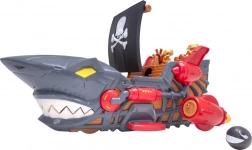 Teamsterz kalózhajó cápamintás dizájnnal és kisautóval