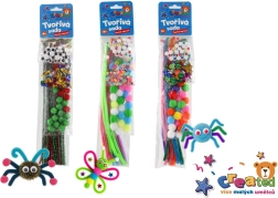 Kreatív készlet gyerekeknek – 5 féle zacskóban 8 × 38 cm