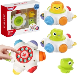 Woopie Kozmikus Rakéta Aktív Kocka - Oktató Érzékszervi Kocka 18hó+