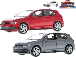 Fém autómodell Volkswagen Golf 8 GTI visszahúzós mechanikával