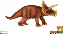 műanyag triceratops figura, 20 cm