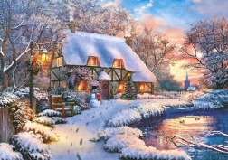 Puzzle 500 darabos – Winter Cottage