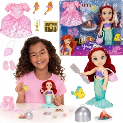 Mini baba DISNEY A kis hableány Ariel 16 cm kiegészítőkkel