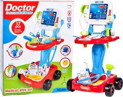 Hordozható elemes orvosi készlet – kék