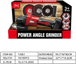 Interaktív akkumulátoros gyermekcsiszoló 3+ éveseknek biztonságos tárcsával és három cserélhető koronggal