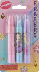 Rúzs alakú radírok – Besties, 3 db