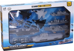 Repülőgép-hordozó katapulttal és tengeralattjáróval