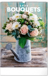 Falikalendár Virágcsokrok 2026