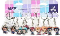 Anime kulcstartó szett 10 db
