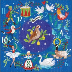 Galison puzzle Tizenkét karácsonyi nap