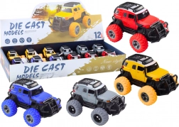 1:32 méretarányú terepautó, fém, gumikerék, fények, hangok, meghajtás