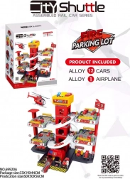 többszintes tűzoltó parkolóház lifttel és tartozékokkal