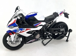 BMW S1000RR motorkerékpár 1:12 méretarány fehér