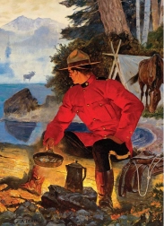 EUROGRAPHICS Puzzle Reggel a Tábortűznél 1000 Darab