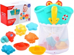 Hajó alakú fürdőszobai játék rendező