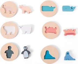 Fa körvonalas formaberakó állatkák