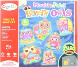 Mágneskészítés – sötétben világító bagolykák