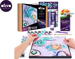 Okto manga motívum Elem: Szél Képzőművészeti szett 30 × 40 cm