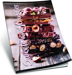 Iskolai füzet A4 vonalas 40+2 lap – csokoládé