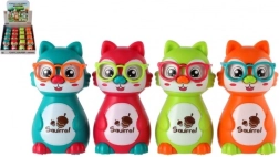 Lendkerekes mókus 10 cm – műanyag játék gyerekeknek