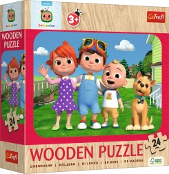 Fa puzzle Wesoły CoComelon 24 darabos