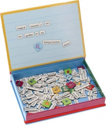 Mágneses tábla Roald Dahl könyveinek szavaiból