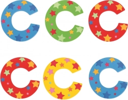 Bigjigs Toys fa C betű csillagokkal